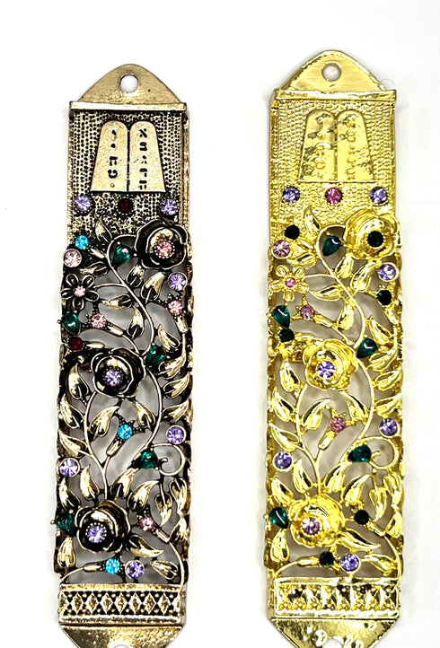 Contemporary The 10 Commandments Mezuzah